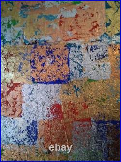 ALEXANDRE PONS/Abstrait contemporain pièce unique format 55x46 cm