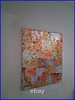 ALEXANDRE PONS/Abstrait contemporain pièce unique format 55x46 cm