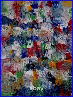 ALEXANDRE PONS/Abstrait contemporain pièce unique format 61 x 46 cm