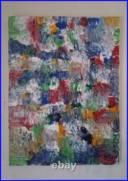 ALEXANDRE PONS/Abstrait contemporain pièce unique format 61 x 46 cm