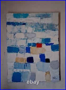 ALEXANDRE PONS/Abstrait contemporain pièce unique format 61 x 46 cm