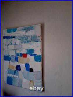 ALEXANDRE PONS/Abstrait contemporain pièce unique format 61 x 46 cm