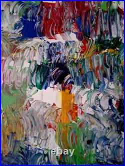 ALEXANDRE PONS/Abstrait contemporain pièce unique format 61 x 46 cm