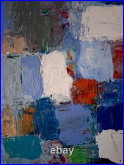 ALEXANDRE PONS/Abstrait contemporain pièce unique format 65x54 cm