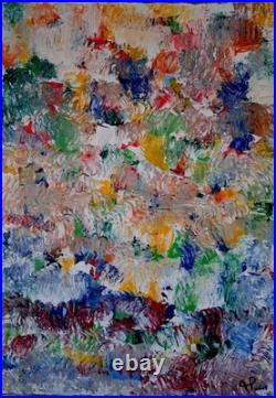 ALEXANDRE PONS/Abstrait contemporain pièce unique format 69 x 48 cm