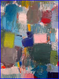 ALEXANDRE PONS/Abstrait contemporain pièce unique format 73x60 cm