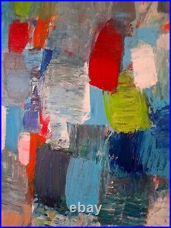 ALEXANDRE PONS/Abstrait contemporain pièce unique format 73x60 cm