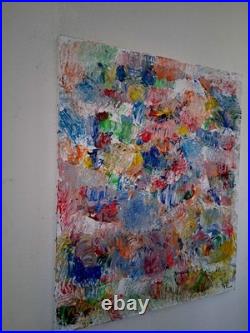 ALEXANDRE PONS/Abstrait contemporain pièce unique format 73x60 cm