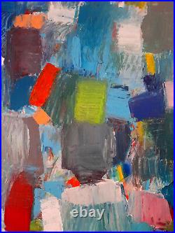 ALEXANDRE PONS/Abstrait contemporain pièce unique format 73x60 cm