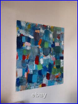 ALEXANDRE PONS/Abstrait contemporain pièce unique format 73x60 cm