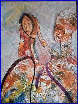 ALEXANDRE SACHA PUTOV (1940-2008) Acrylique Toile Signée Datée Art Cloche 1991