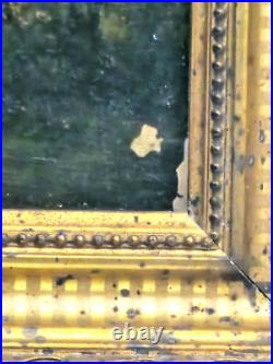 ANCIENNE PEINTURE MOULIN de GASNY EPTE HUILE sur TOILE ÉCOLE FRANÇAISE ca 1830