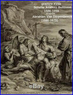 Abraham Van Diepenbeeck 1596-1675. Grande & Puissante Peinture. La Lamentation