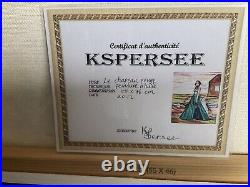 Acrylique Sur Toile KSPERSEEE 55/46 signée Et Certif Authenticité