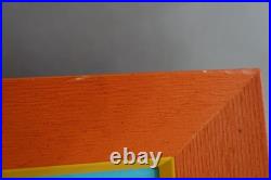 Acrylique sur toile encadrée signée Christine Mathieu 2001 titrée Marine Nr3