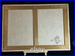 Alexandre Marius Boboc (1941) Huile sur toile Paysage d'hiver 1987