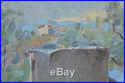Alfréd Réth (1884-1966) Belle peinture Huile sur toile sur isorel Tableau