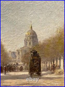 Anatole Hillairet (18801928) Paris, Invalides rue de Sèvres, 1900 tableau