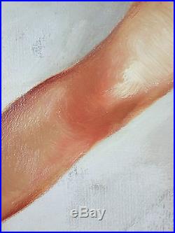 Ancien Tableau Fernand Barbier (XXe) Peinture Huile Antique Oil Painting
