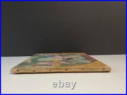 Ancien Tableau HST Symboliste La Cérémonie dans le Parc Signé -1900's