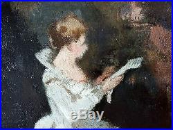 Ancien Tableau Paul Preyer (1847-1931) Peinture Huile Antique Oil Painting