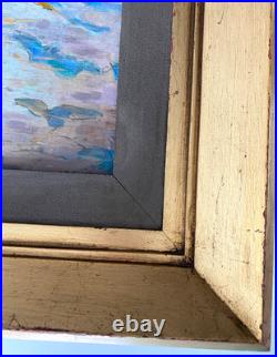 Ancien Tableau Peinture Huile sur Toile Nature Morte aux Roses Art Lorrain