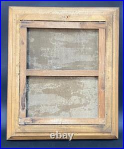 Ancien Tableau Peinture Huile sur Toile Nature Morte aux Roses Art Lorrain