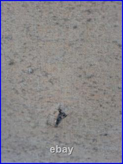 Ancienne Peinture Grand Format, Huile Sur Toile Portrait De Femme