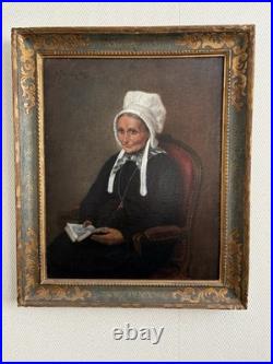 Ancienne Peinture Huile Sur Toile Signée Et Datée