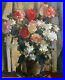 André CHARIGNY, bouquet de fleurs, tulipes, comtois, Besançon, tableau