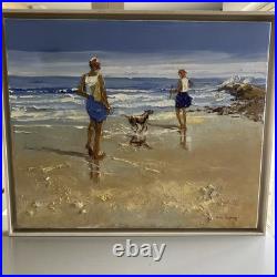 André Deymonaz peinture ancienne huile sur toile