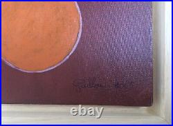 André GUILLOU 1925-2017. Composition, 2005. Acrylique sur toile. SBD. 70x60. Cadre