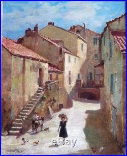 André Plée 1892-1977. La Corse Des Peintres & Basse Ville Animée De Calvi 1945