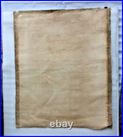 Antique Huile Peinture Sur Toile 3 Danse Femme Village Scène Artiste Fin Art