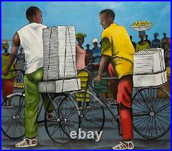 Art Contemporain Africain, Revendeurs De Presse, Artiste Togolais Bassir E012
