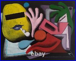Art contemporain tableau peinture acrylique sur toile oeuvre originale signée