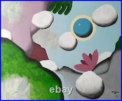 Art contemporain tableau peinture acrylique sur toile oeuvre originale signée