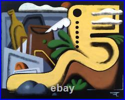 Art contemporain tableau peinture acrylique sur toile oeuvre originale signée