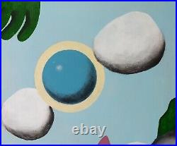 Art contemporain tableau peinture acrylique sur toile oeuvre originale signée