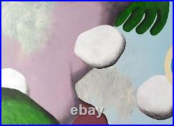 Art contemporain tableau peinture acrylique sur toile oeuvre originale signée