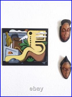 Art contemporain tableau peinture acrylique sur toile oeuvre originale signée