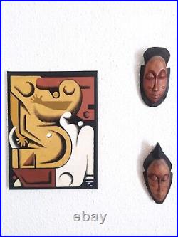 Art contemporain tableau peinture acrylique sur toile oeuvre originale signée