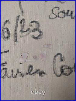 Art contemporain tableau peinture acrylique sur toile oeuvre originale signée