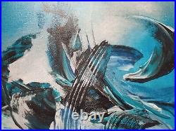 Art contemporain tableau peinture sur toile ouvre d'art abstrait originale