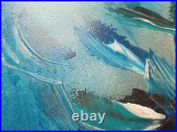 Art contemporain tableau peinture sur toile ouvre d'art abstrait originale