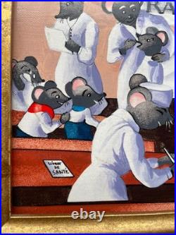 Art naïf Tableau Peinture Charlotte Lachapelle visite médicale Médecine Souris