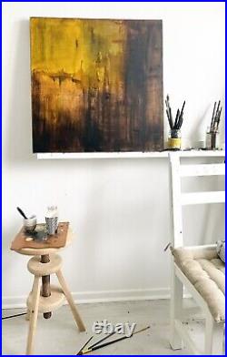 Art tableau peinture Huile sur toile Abstrait oeuvre originale signée