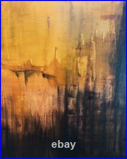 Art tableau peinture Huile sur toile Abstrait oeuvre originale signée