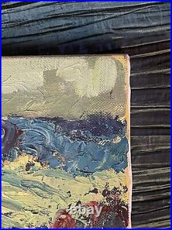 Artiste à identifier Huile sur toile Signée Paysage de Provence XX