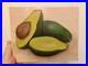 Avocat 20 x 25 cm Unique Signé Tableau peint à la main sur toile Peinture